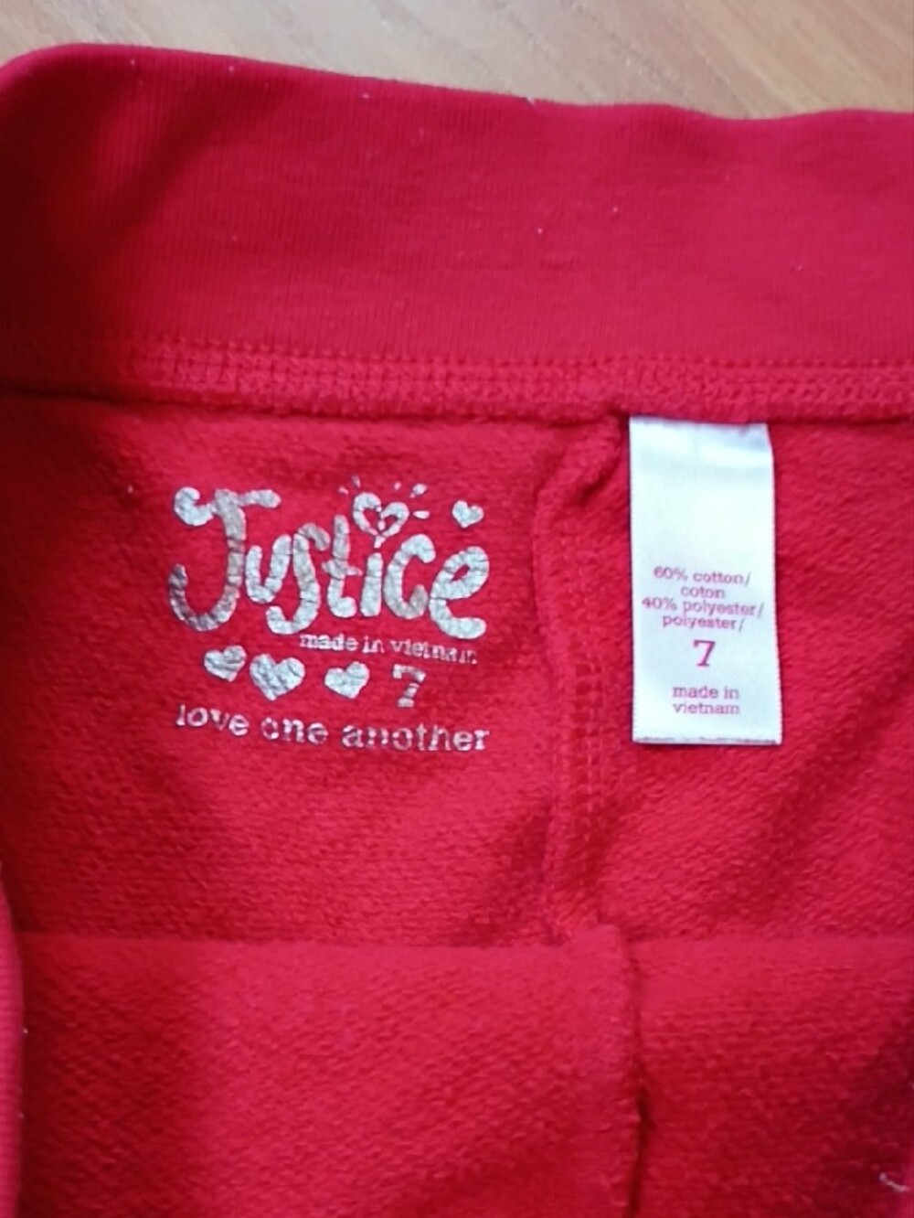 Justice Red Athletic Drawstring Shorts - Picture 2 of 4